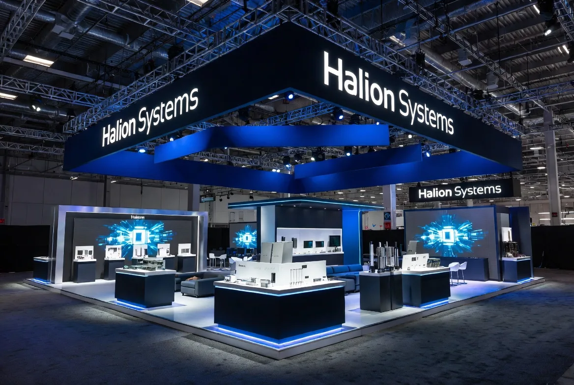 Halion Systems exhibition booth